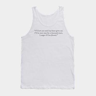 It Happened One Summer quote Tank Top